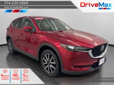 Red 2018 MAZDA CX-5 Touring Sport Utility 4D for sale in West Bridgewater, MA