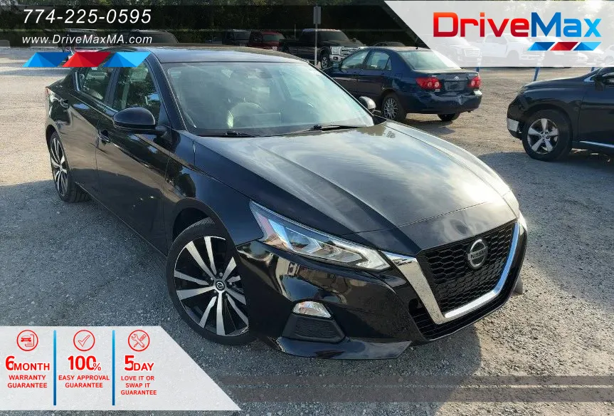 Black 2021 Nissan Altima 2.5 SR Sedan 4D for sale in West Bridgewater, MA