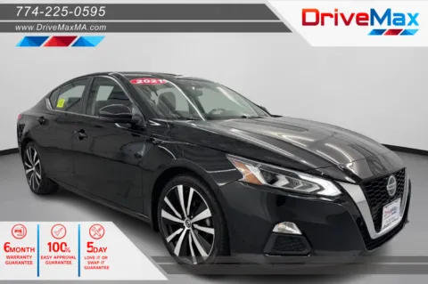 Black 2021 Nissan Altima 2.5 SR Sedan 4D for sale in West Bridgewater, MA