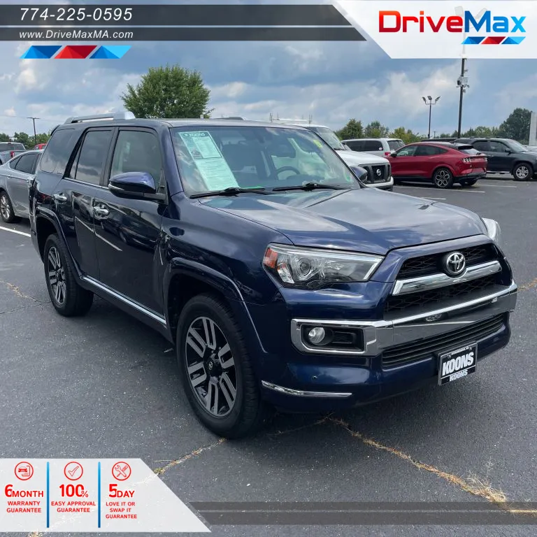 Blue 2019 Toyota 4Runner Limited Sport Utility 4D for sale in West Bridgewater, MA
