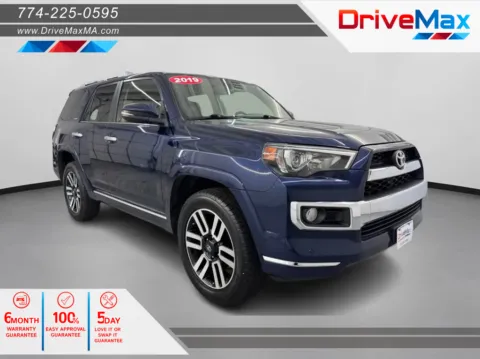 Blue 2019 Toyota 4Runner Limited Sport Utility 4D for sale in West Bridgewater, MA