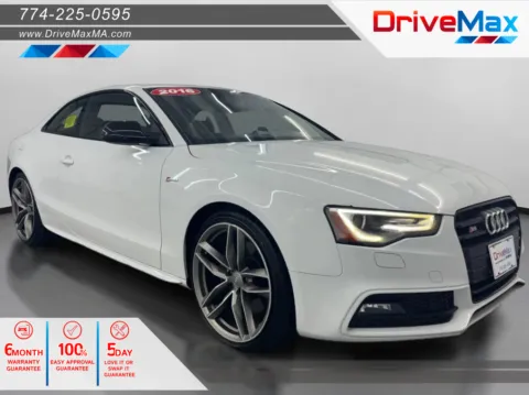 White 2016 Audi S5 Premium Plus Coupe 2D for sale in West Bridgewater, MA