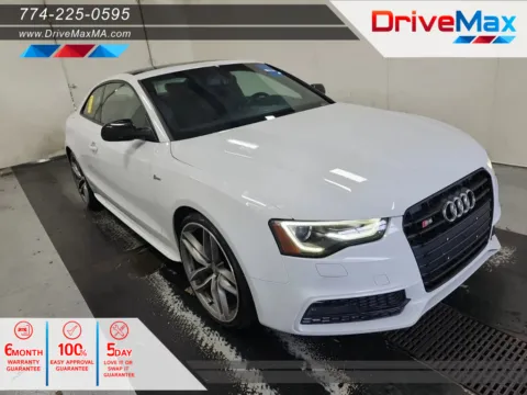 White 2016 Audi S5 Premium Plus Coupe 2D for sale in West Bridgewater, MA