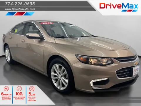 Gray 2018 Chevrolet Malibu LT Sedan 4D for sale in West Bridgewater, MA