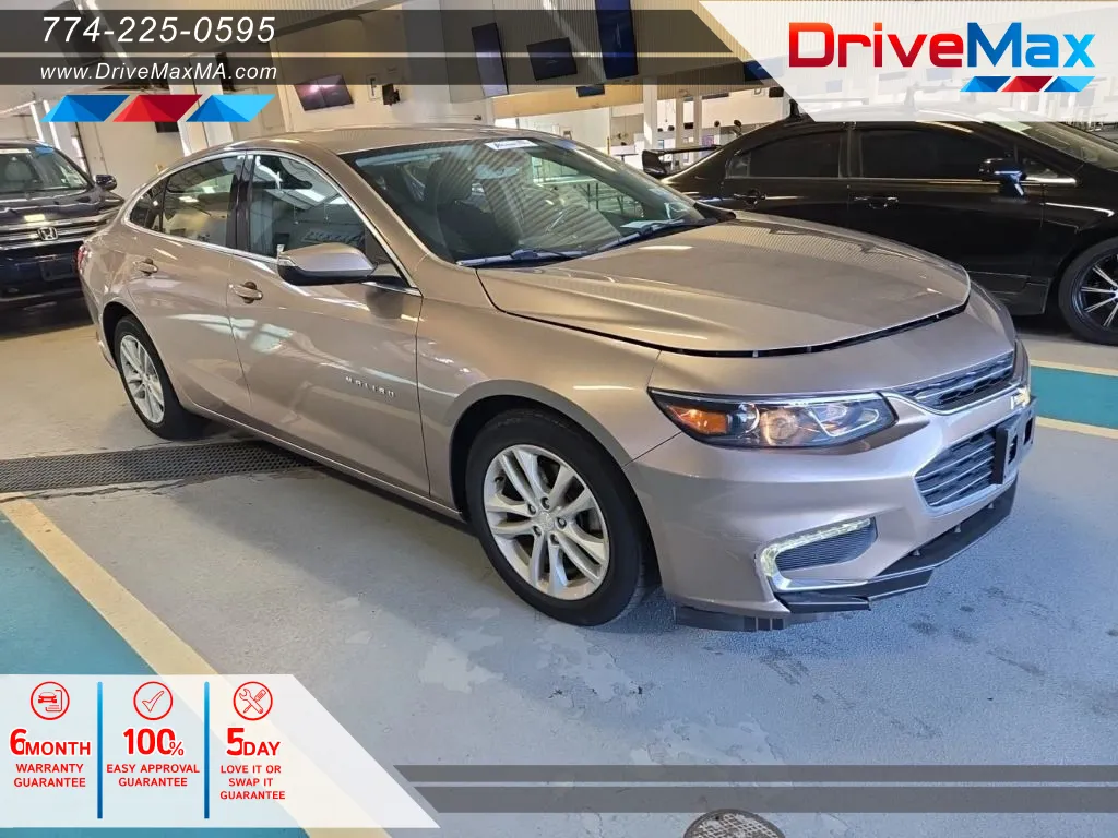 Gray 2018 Chevrolet Malibu LT Sedan 4D for sale in West Bridgewater, MA