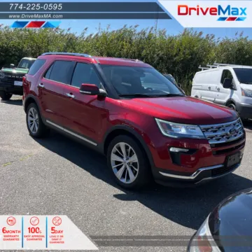 Red 2018 Ford Explorer Limited Sport Utility 4D for sale in West Bridgewater, MA