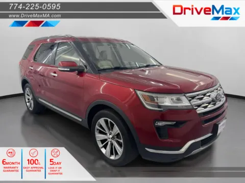 Red 2018 Ford Explorer Limited Sport Utility 4D for sale in West Bridgewater, MA