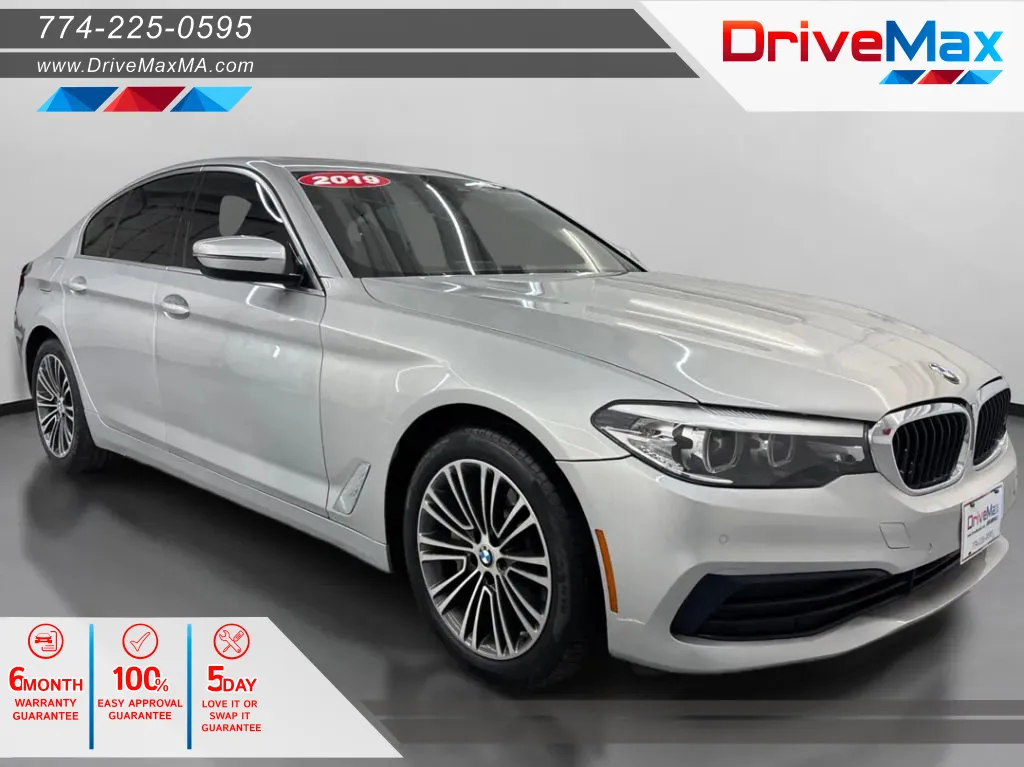 Silver 2019 BMW 5 Series 530i xDrive Sedan 4D for sale in West Bridgewater, MA
