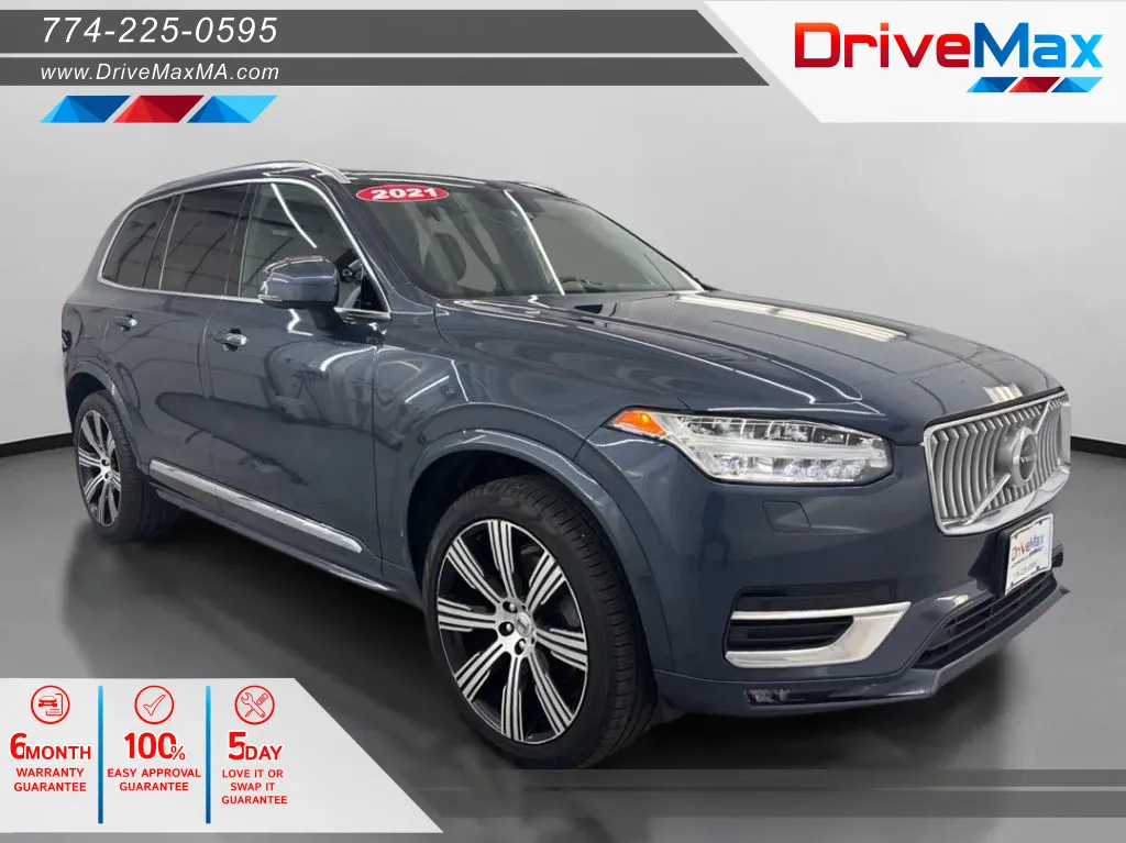 Blue 2021 Volvo XC90 T6 Inscription Sport Utility 4D for sale in West Bridgewater, MA