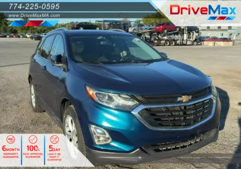 Blue 2019 Chevrolet Equinox LT Sport Utility 4D for sale in West Bridgewater, MA