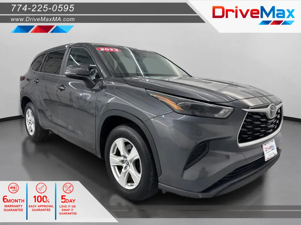 Gray 2023 Toyota Highlander L Sport Utility 4D for sale in West Bridgewater, MA
