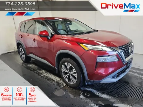 Red 2021 Nissan Rogue SV Sport Utility 4D for sale in West Bridgewater, MA