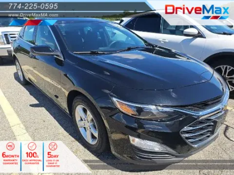 Black 2021 Chevrolet Malibu LS Sedan 4D for sale in West Bridgewater, MA