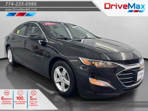 Black 2021 Chevrolet Malibu LS Sedan 4D for sale in West Bridgewater, MA