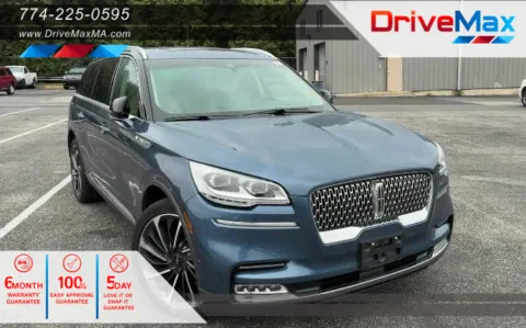 Blue 2020 Lincoln Aviator Reserve Sport Utility 4D for sale in West Bridgewater, MA