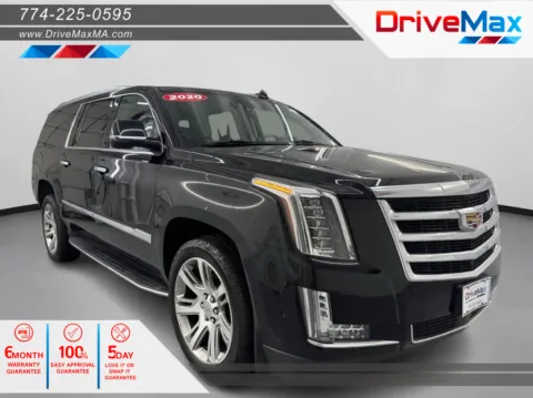 Black 2020 Cadillac Escalade ESV Premium Luxury Sport Utility 4D for sale in West Bridgewater, MA