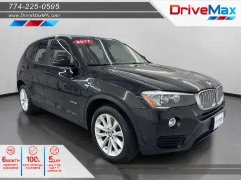 Black 2017 BMW X3 xDrive28i Sport Utility 4D for sale in West Bridgewater, MA