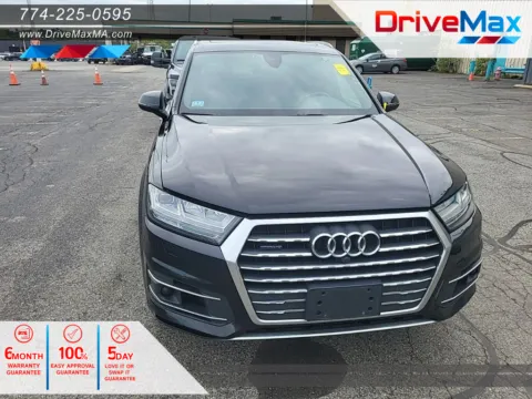 Black 2017 Audi Q7 3.0T Premium Plus Sport Utility 4D for sale in West Bridgewater, MA