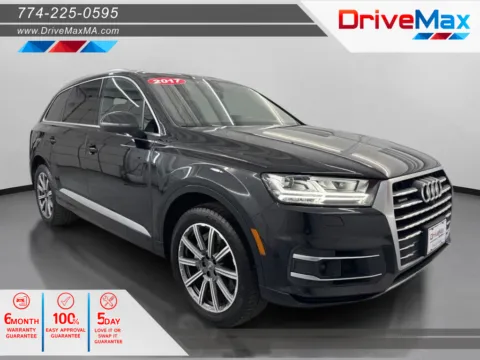 Black 2017 Audi Q7 3.0T Premium Plus Sport Utility 4D for sale in West Bridgewater, MA