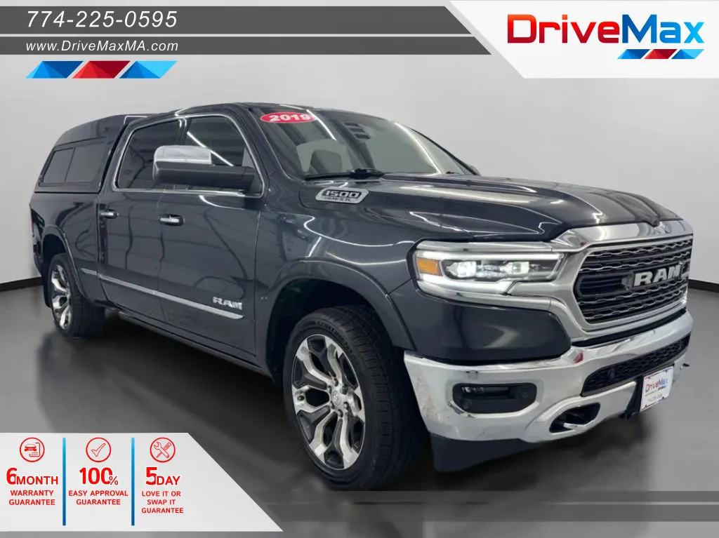 Gray 2019 Ram 1500 Crew Cab Limited Pickup 4D 6 1/3 ft for sale in West Bridgewater, MA