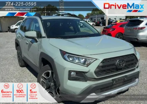 Green 2019 Toyota RAV4 Adventure Sport Utility 4D for sale in West Bridgewater, MA