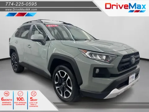 Green 2019 Toyota RAV4 Adventure Sport Utility 4D for sale in West Bridgewater, MA