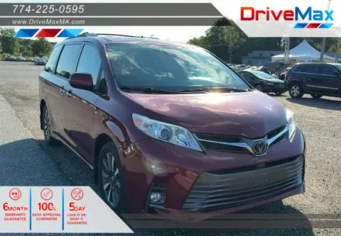 Red 2020 Toyota Sienna XLE Minivan 4D for sale in West Bridgewater, MA