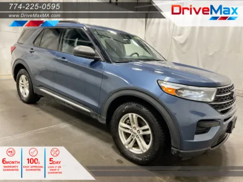Beige 2020 Ford Explorer XLT Sport Utility 4D for sale in West Bridgewater, MA
