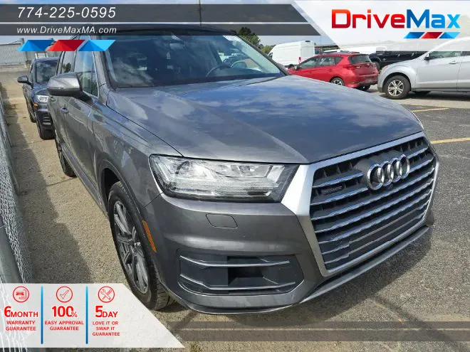 Gray 2017 Audi Q7 3.0T Prestige Sport Utility 4D for sale in West Bridgewater, MA