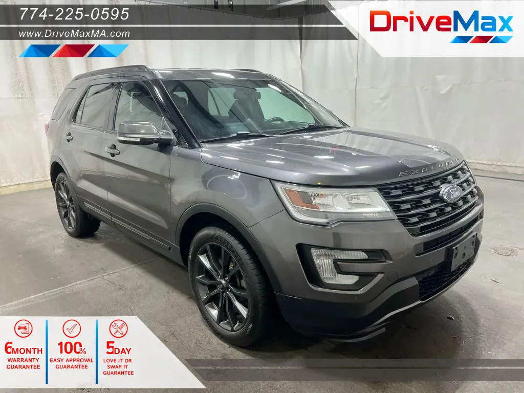 Gray 2017 Ford Explorer XLT Sport Utility 4D for sale in West Bridgewater, MA