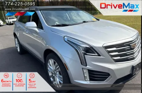 Silver 2017 Cadillac XT5 Premium Luxury Sport Utility 4D for sale in West Bridgewater, MA