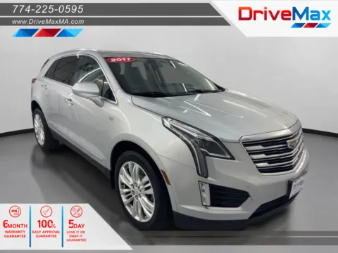 Silver 2017 Cadillac XT5 Premium Luxury Sport Utility 4D for sale in West Bridgewater, MA