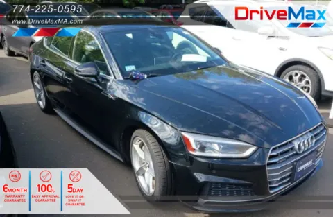 Black 2018 Audi A5 Premium Plus Sedan 4D for sale in West Bridgewater, MA