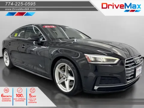 Black 2018 Audi A5 Premium Plus Sedan 4D for sale in West Bridgewater, MA