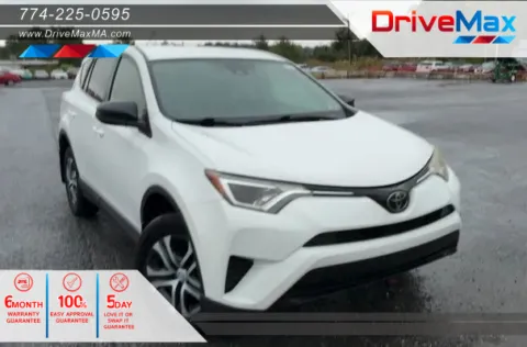 White 2018 Toyota RAV4 LE Sport Utility 4D for sale in West Bridgewater, MA
