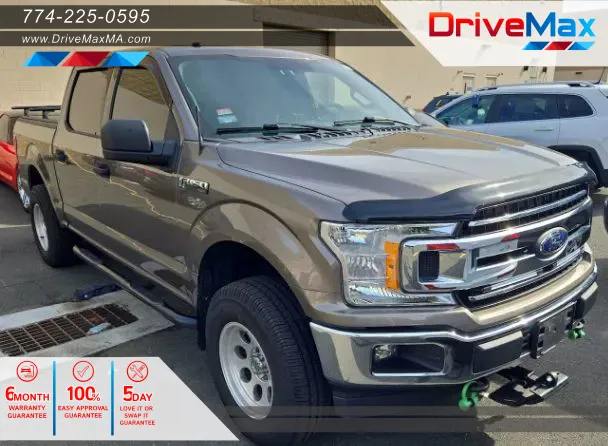 Gray 2018 Ford F-150 SuperCrew Cab XLT Pickup 4D 5 1/2 ft for sale in West Bridgewater, MA