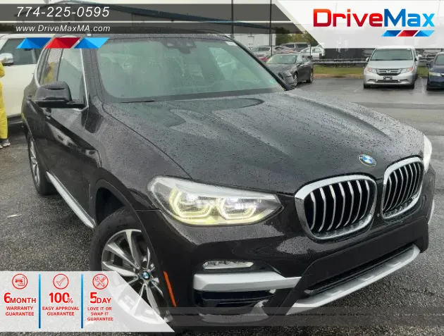 Black 2019 BMW X3 xDrive30i Sport Utility 4D for sale in West Bridgewater, MA