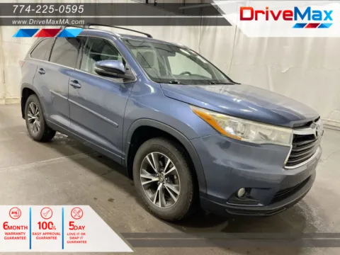 Blue 2016 Toyota Highlander XLE Sport Utility 4D for sale in West Bridgewater, MA