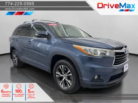 Blue 2016 Toyota Highlander XLE Sport Utility 4D for sale in West Bridgewater, MA