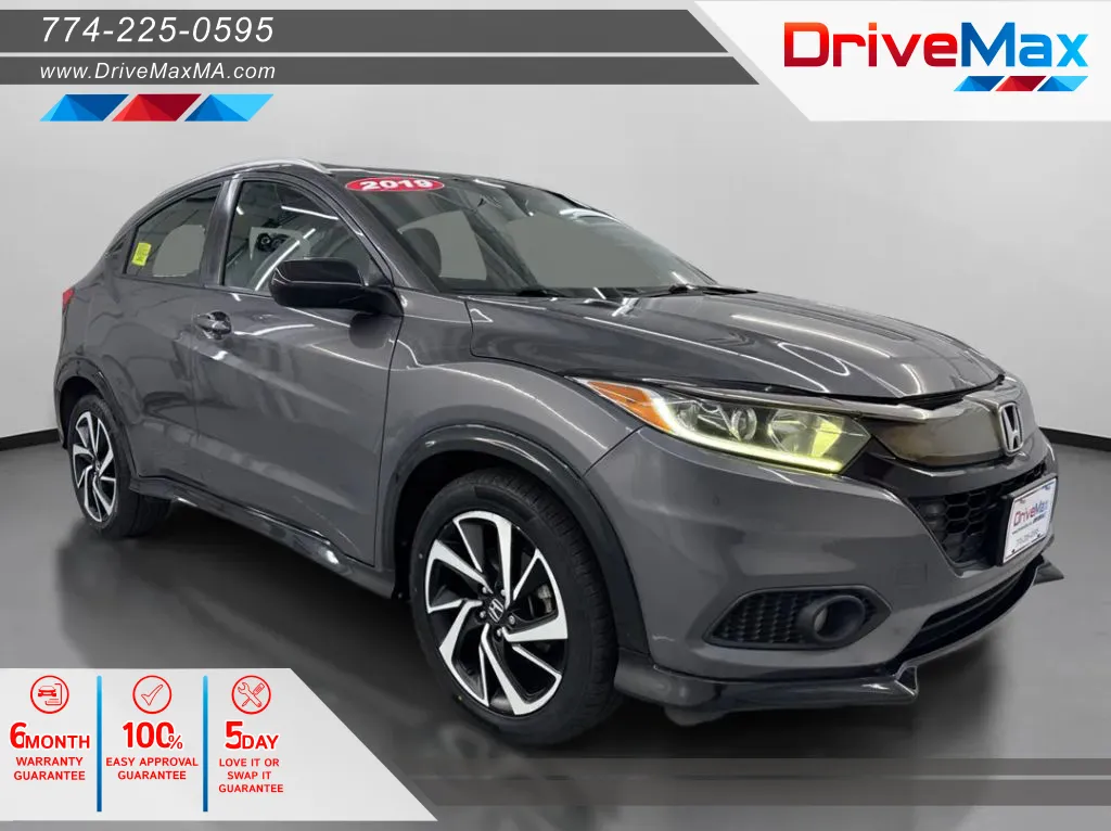 Gray 2019 Honda HR-V Sport SUV 4D for sale in West Bridgewater, MA