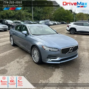 Blue 2017 Volvo S90 T6 Inscription Sedan 4D for sale in West Bridgewater, MA