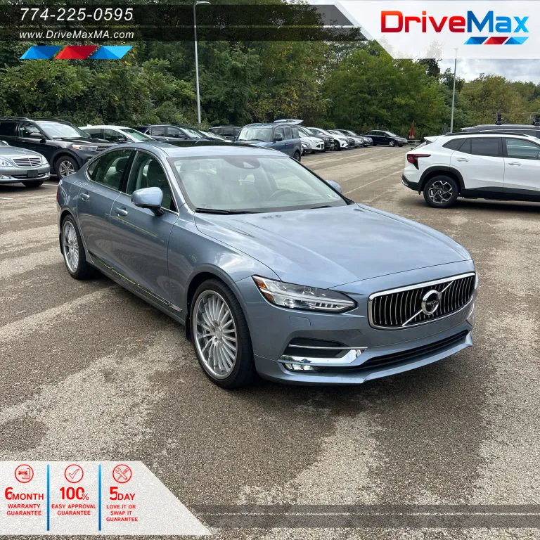 Blue 2017 Volvo S90 T6 Inscription Sedan 4D for sale in West Bridgewater, MA