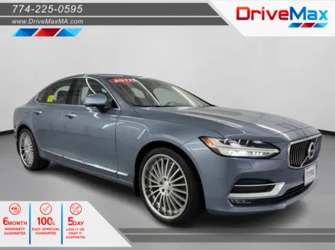 Blue 2017 Volvo S90 T6 Inscription Sedan 4D for sale in West Bridgewater, MA