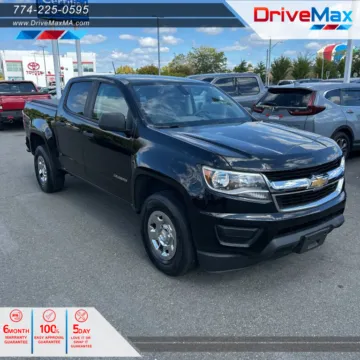 Black 2018 Chevrolet Colorado Crew Cab Work Truck Pickup 4D 5 ft for sale in West Bridgewater, MA