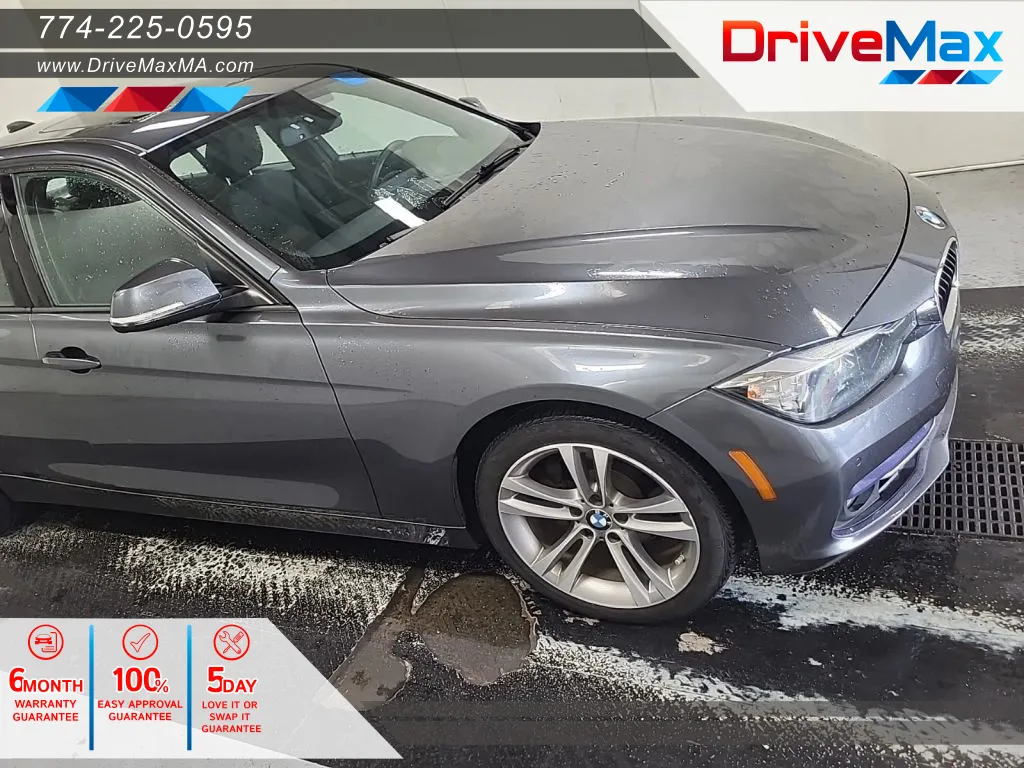 Gray 2016 BMW 3 Series 328i xDrive Sedan 4D for sale in West Bridgewater, MA