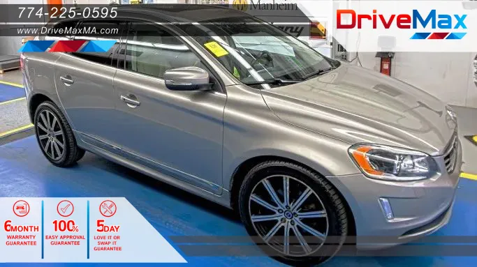 Silver 2016 Volvo XC60 T6 Drive-E Platinum Sport Utility 4D for sale in West Bridgewater, MA