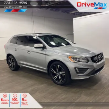 Silver 2017 Volvo XC60 T6 R-Design Sport Utility 4D for sale in West Bridgewater, MA