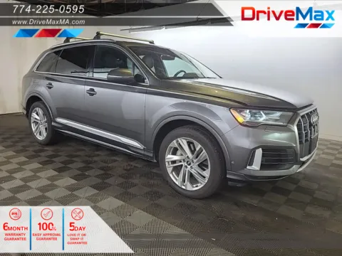 Gray 2021 Audi Q7 55 TFSI Premium Plus Sport Utility 4D for sale in West Bridgewater, MA