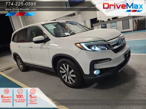 White 2019 Honda Pilot EX Sport Utility 4D for sale in West Bridgewater, MA