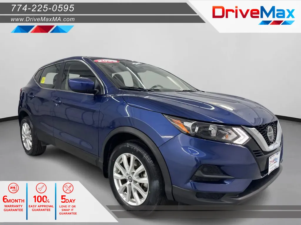 Blue 2022 Nissan Rogue Sport S Sport Utility 4D for sale in West Bridgewater, MA